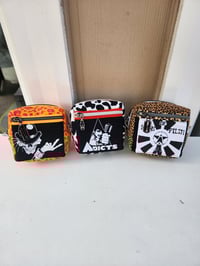 Image 1 of Punk rock double-zipper mini pouch | Lower Class Brats | Adicts | Icons of Filth