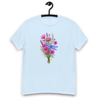 Image 5 of Unisex classic tee, Dragonfly Wildflower Bouquet Tee