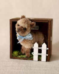 Image 1 of pipe cleaner Toffee the alpaca