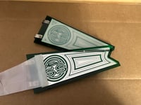 GREEN/CHROME FLAGS (PAIR) “IMPALA SS” 