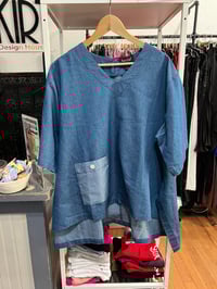 Image 1 of denim top