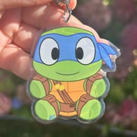 TMNT 12! Leo Keychain