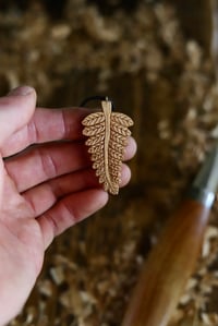Image 7 of Fern Leaf  Pendant Necklace 