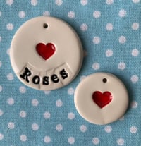 Image 3 of Various Flower Name Tags and 1 small Tag (Daffodils, Tulips, Roses etc)