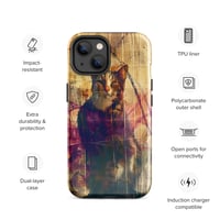 Image 24 of Beautiful Colorful Oil Painting Tabby Cat Inspired Tough Case for iPhone®