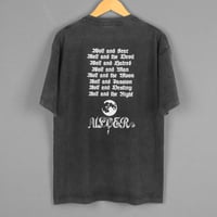 Image 2 of Ulver The Madrigal Of Night Premium T-Shirt – Washed Black Metal Unisex Cotton Tee for Men & Women