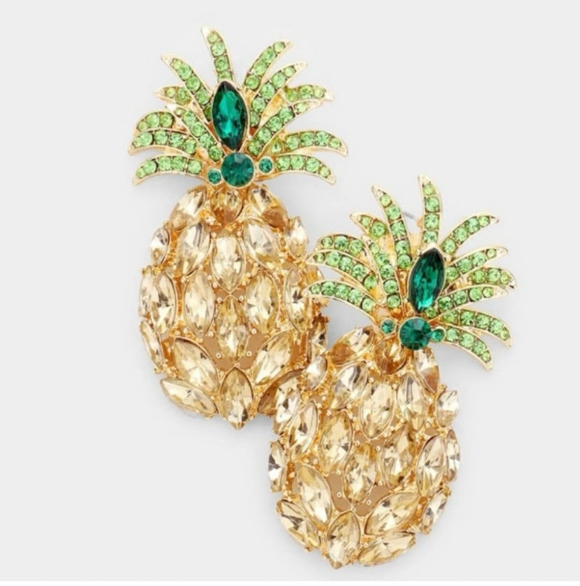 Image of Pineapple Earrings 