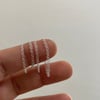 plain heart chain ring
