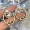 New dior gold plated earrings 