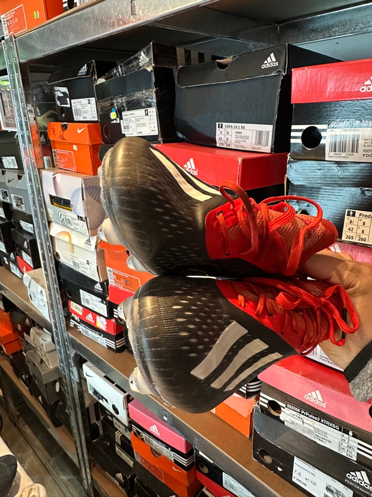 Image of Adidas 18.1 X SG RED BLACK WORN
