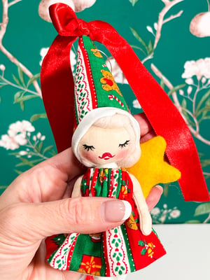 Image of ORNAMENT ELF ART DOLL #2