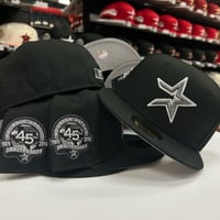 Image 2 of New Era 59Fifty Black Metallic Pewter 