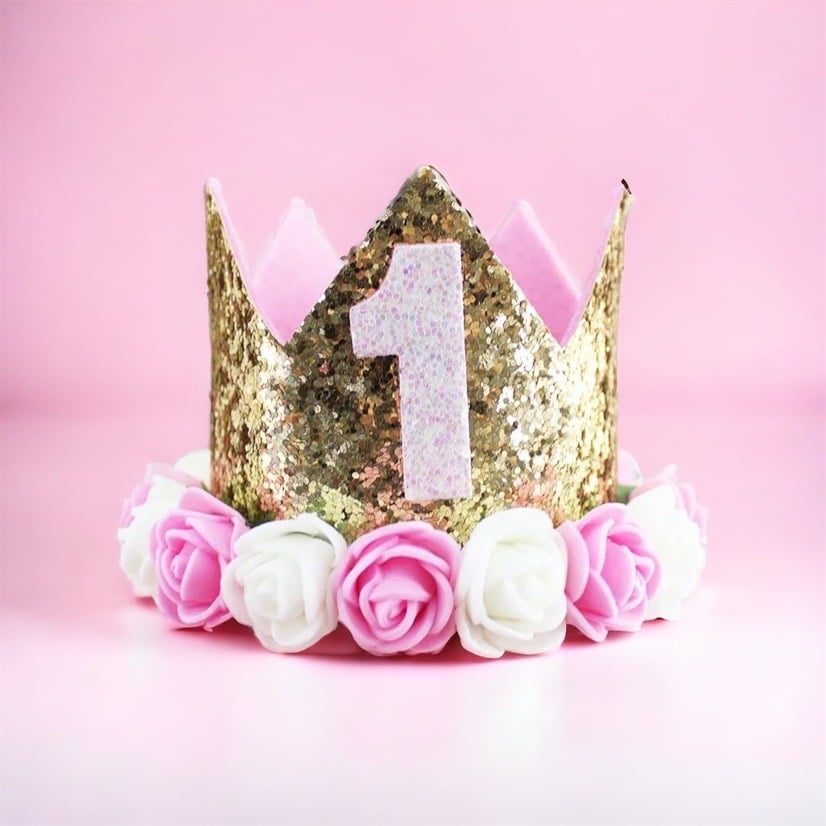 Image of Gold Birthday Crown 