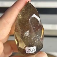 Image 2 of Smoky Quartz Faceted Flame (22A)