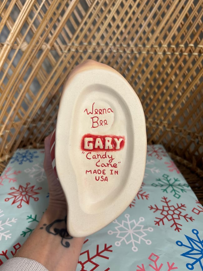 Candy Cane Gary Matte Finish 1 of 1 Holiday Glaze