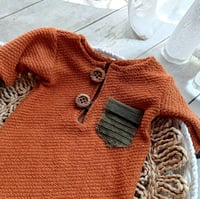 Image 2 of Sitter boys bodysuit Enzo | orange