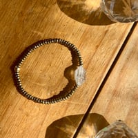 Image 2 of *new* PYRITE + QUARTZ bracelet