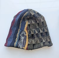 Image 2 of Upcycled Reversible Beanie Cotton Blend 2