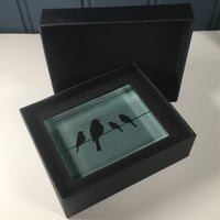 Image 5 of Birds Glass Block