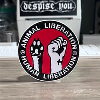 Animal Liberation // Human Liberation 3” Sticker