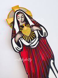 Image 4 of SAGRADO CORAZON DE MARIA FULL BODY SVG