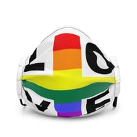 Image 2 of MORE PRIDE LOVE Premium face mask