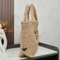 Image 3 of P Raffia Beach Bag