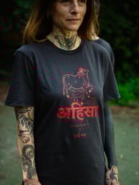 Image 5 of JIVAMUKTI YOGA x DHARMA108 "Ahimsa" Darkred