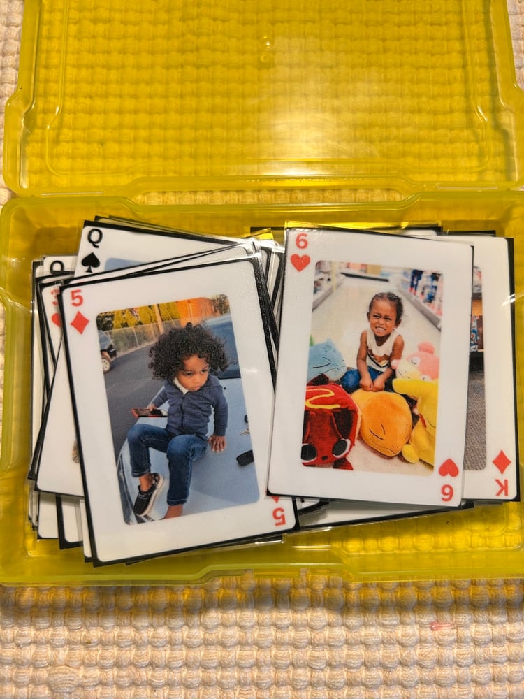 Image of Custom playing cards 