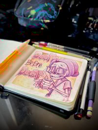 Image 3 of death before decaf (original sketch)