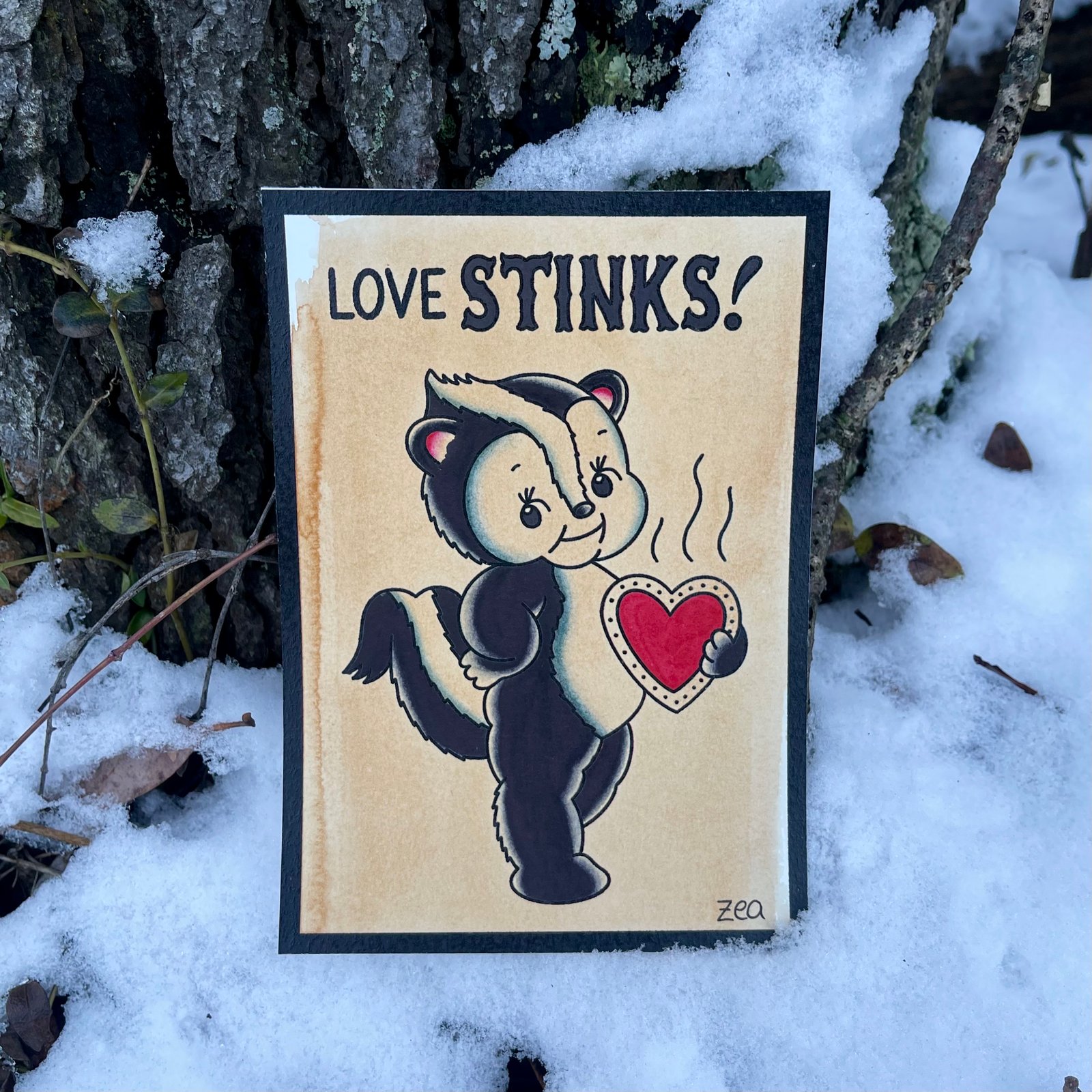 Good Love Stinks original drawing