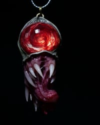 Image 10 of Twisted tongue pendant, Red Eye, ooak