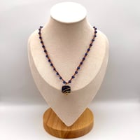 Image 2 of Blue Dice Necklace