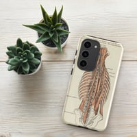 Image 1 of Antique Anatomical Drawing Spine Musculature Tough case for Samsung®