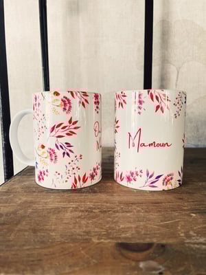 Image of Tasse On t'aime mamie personnalisable