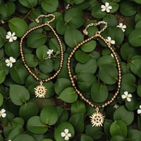 Silver beaded SPN Necklace