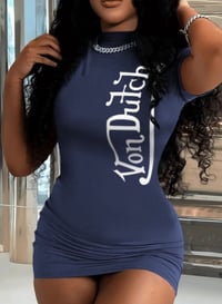 Navy blue VD dress 