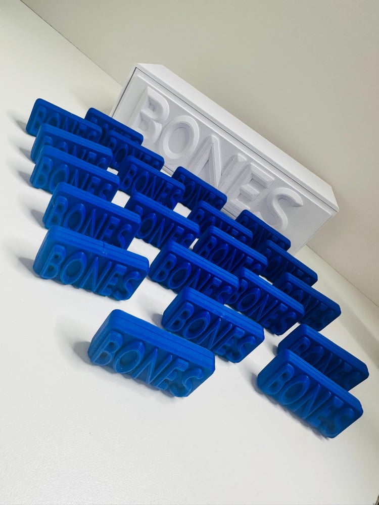 Image of Custom 3D Dominoes with Case – Limited Edition