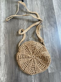 Image 1 of Straw circle bag 
