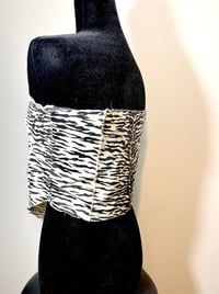 Image 2 of Zebra Print Bandeau Top