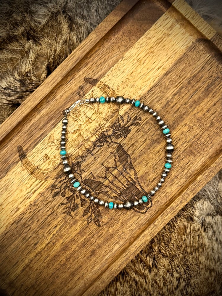 Image of Sterling & Kingman Anklet - 10”