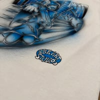 Image 4 of chrome reaper (mixed media tee)
