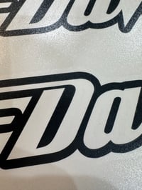 Image 7 of NEW Harley Davidson Script Outline Saddlebag Decal