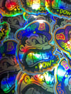 Brutus Holographic Stickers