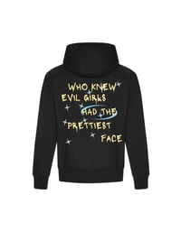 Image 2 of WHO KNEW HOODIE - BLACK