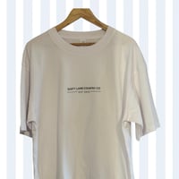 Image 4 of White  Heavy Weight Oversized Dusty Lane Tee 