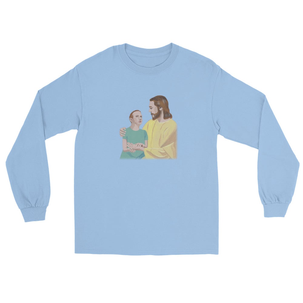 Image of MARK MEETS JESUS LONG SLEEVE SHIRT