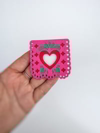 Image 3 of Dia De Muertos Papel Picado Metal Diecut 