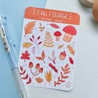 Image 3 of Fall Foliage Mini Sticker Sheet