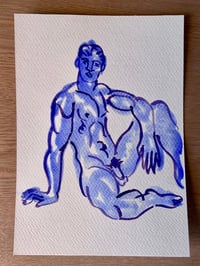 Image 1 of Watercolour ~ Blue Boys XXIX
